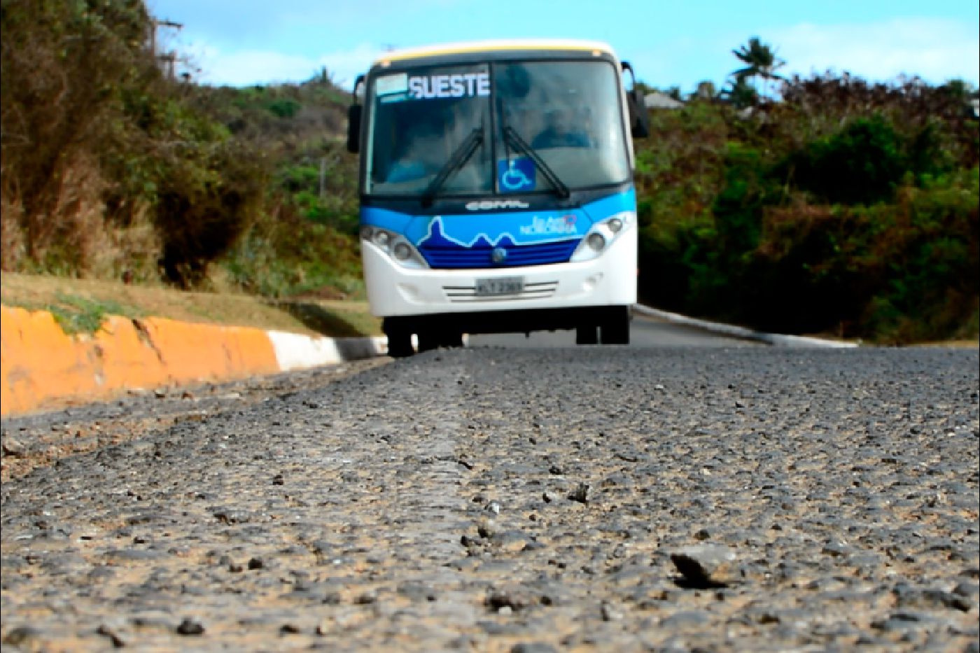 Foto aérea de Noronha